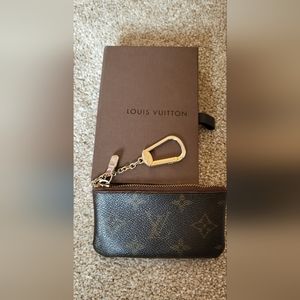 LV monogram key pouch